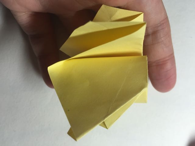 （纸花系列十一）一款纸花的折法 第18步