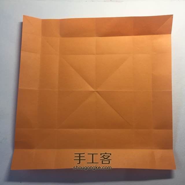 （纸花系列十）一款纸花的折法 第7步