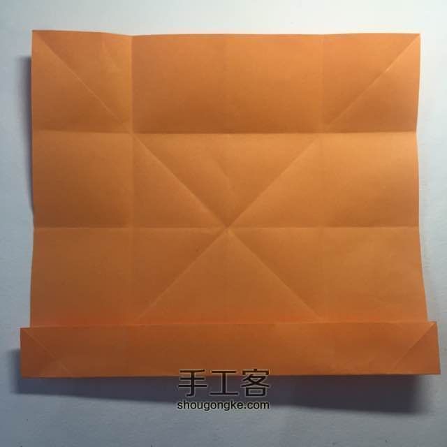 （纸花系列十）一款纸花的折法 第6步