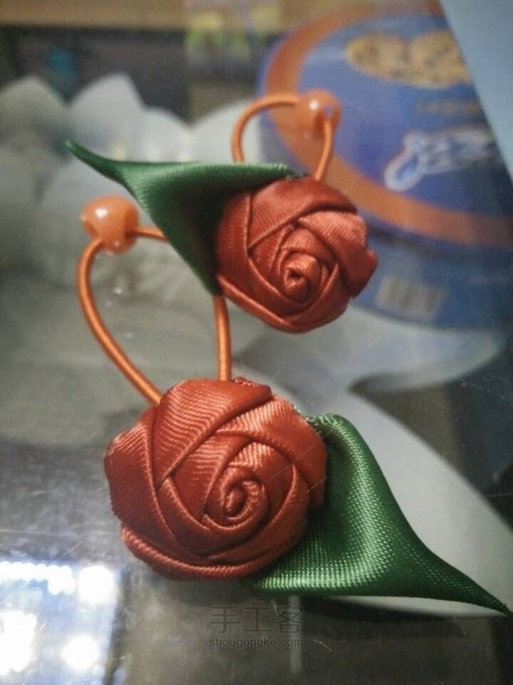 玫瑰花发圈 第5步