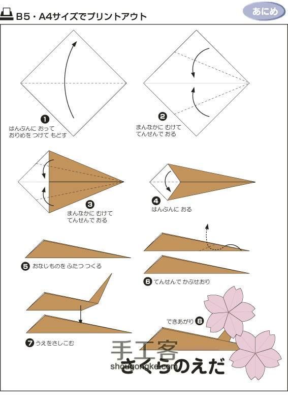 折纸收藏① 第5步