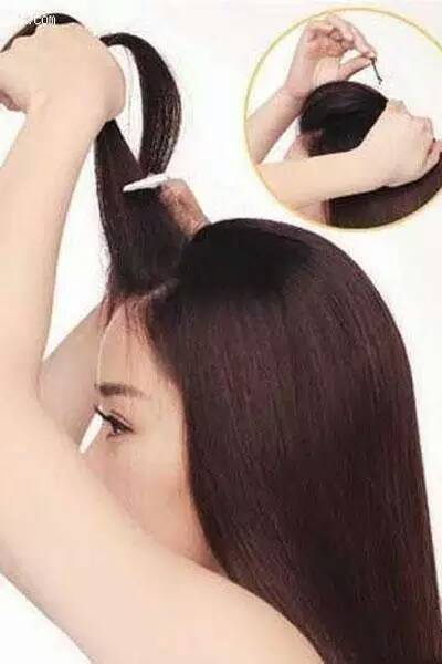 复古鱼骨辫 第1步