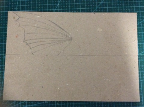 纸板粘土翅膀教程 第3步