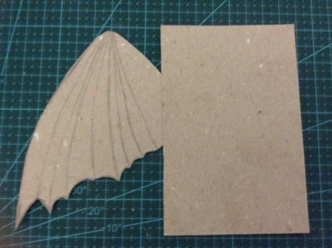纸板粘土翅膀教程 第4步
