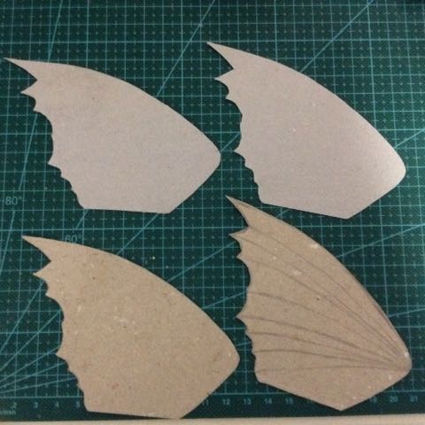 纸板粘土翅膀教程 第6步