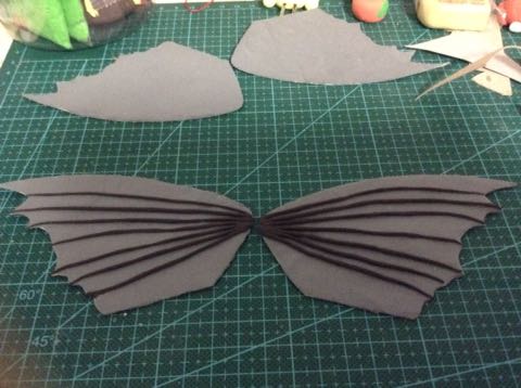 纸板粘土翅膀教程 第12步