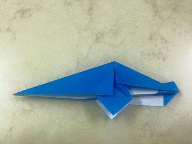 海豚折纸手工教程【转载】 第19步