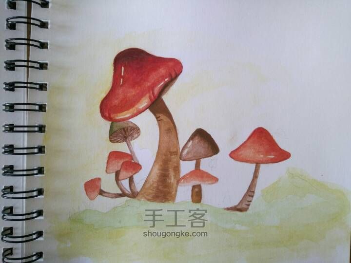 梦幻手绘蘑菇 第8步
