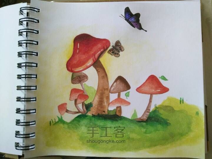 梦幻手绘蘑菇 第15步