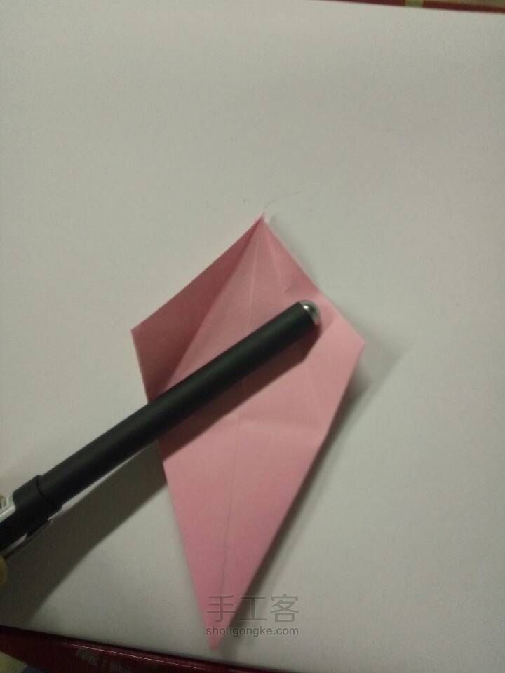 百合花折纸教程 第12步