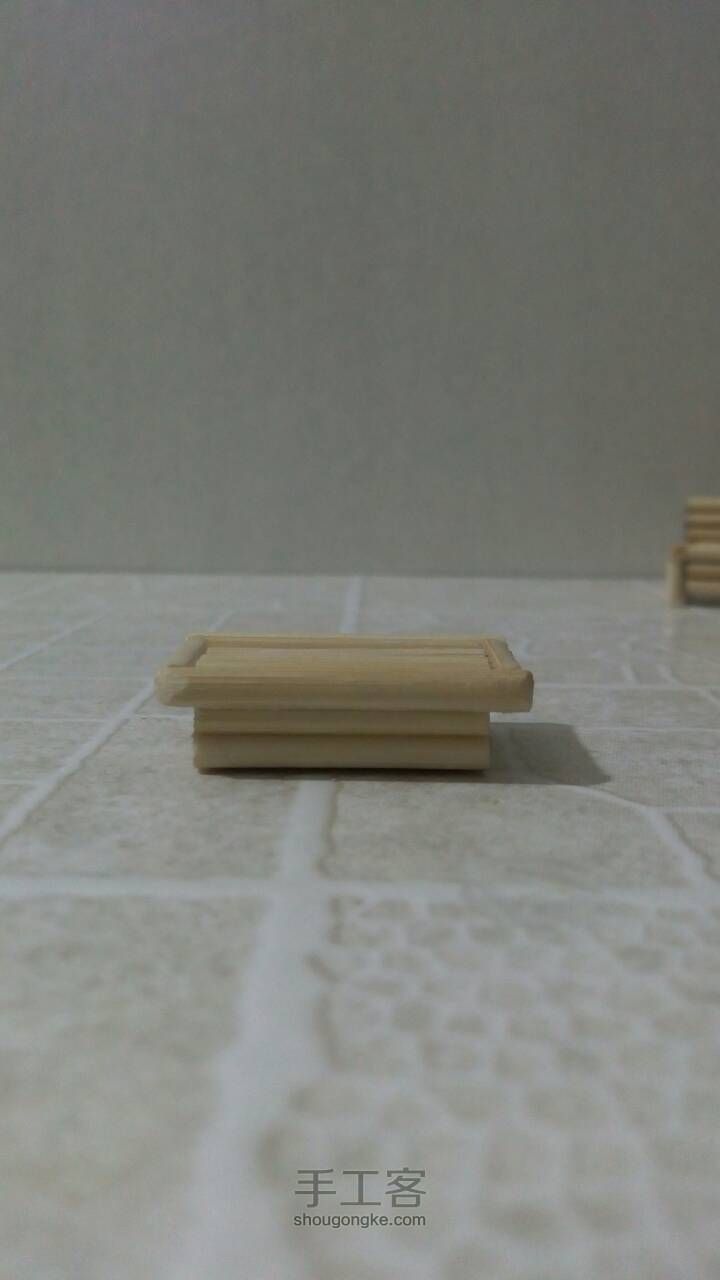 一次性筷子DIY小二楼（可做小夜灯）（材料包，成品均可购） 第10步