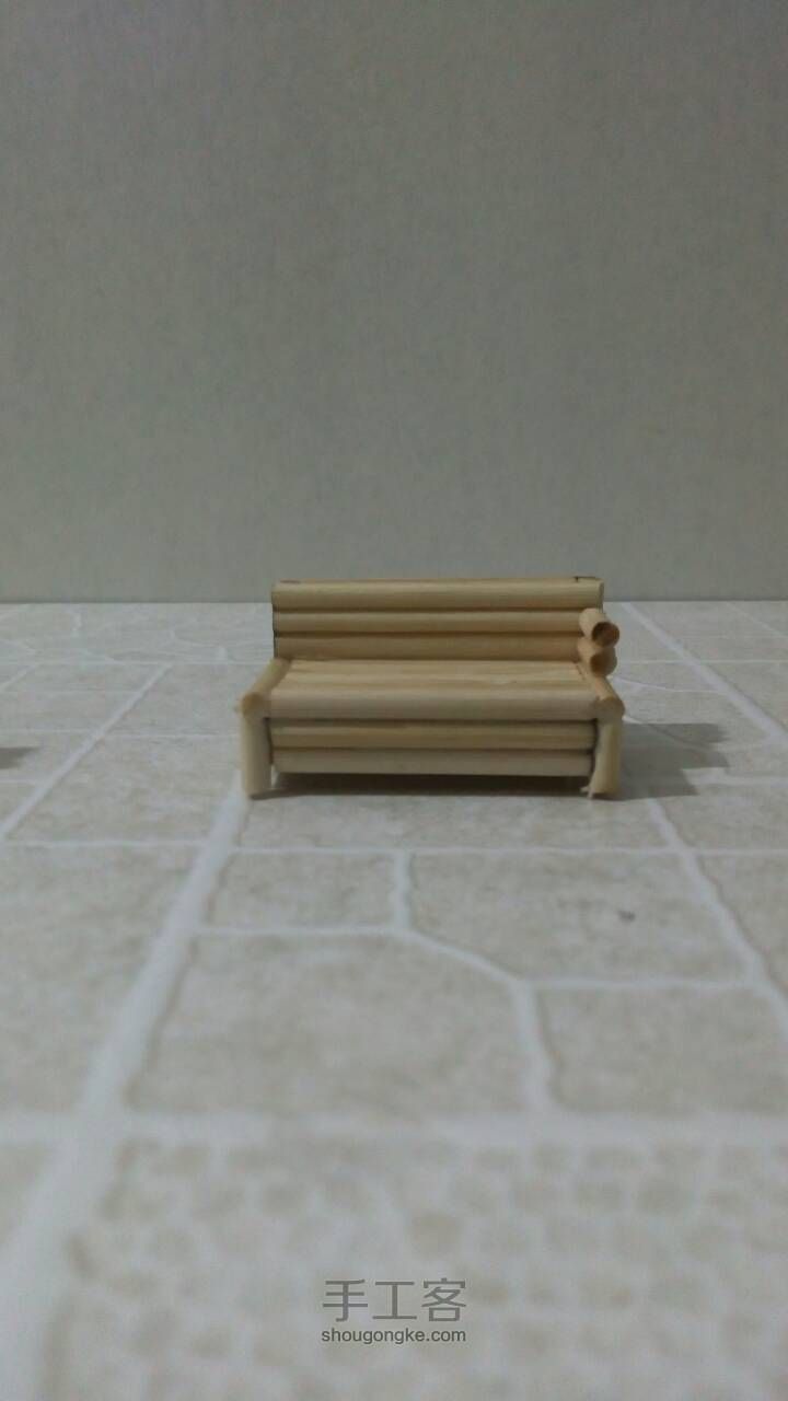 一次性筷子DIY小二楼（可做小夜灯）（材料包，成品均可购） 第8步