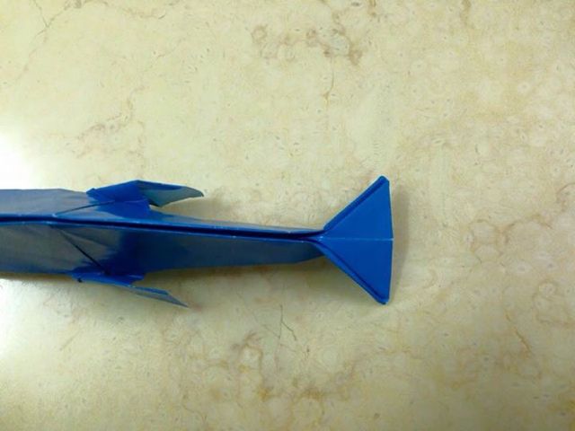 海豚折纸手工教程【转载】 第25步