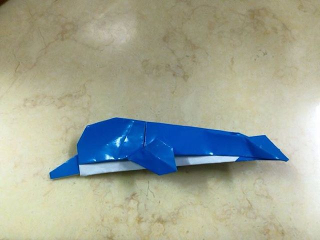 海豚折纸手工教程【转载】 第31步