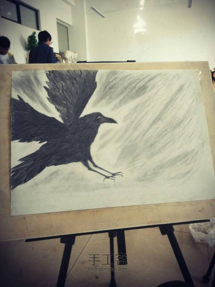 我在学画，这周的乌鸦 第7步