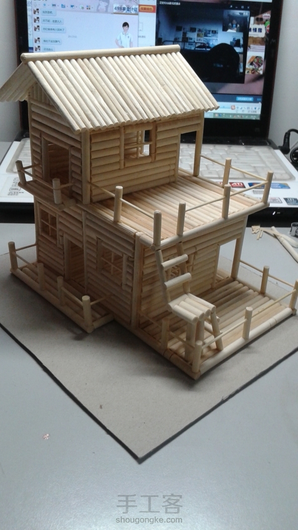 我的一次性筷子首秀，自我感觉不错，但是不够精致，工具太少。 第2张