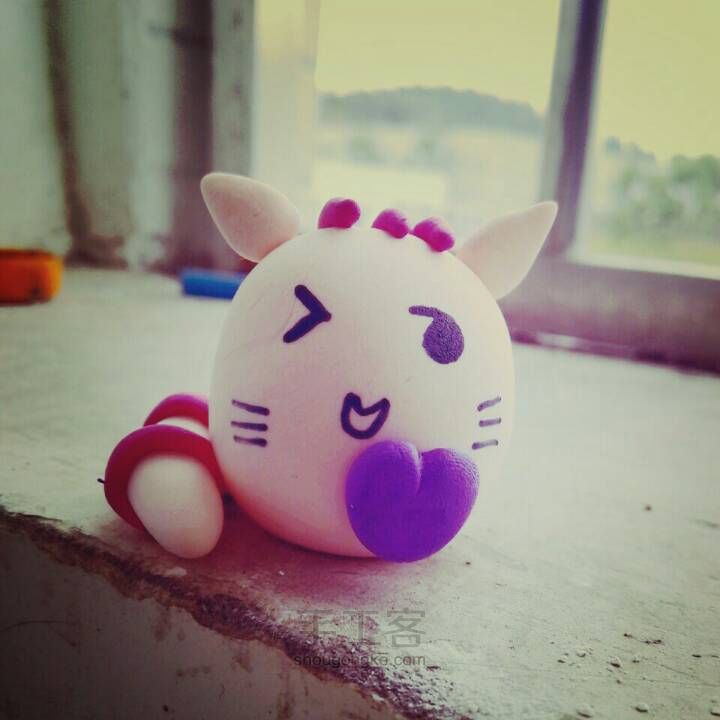 简单版粘土小猫咪 第6步
