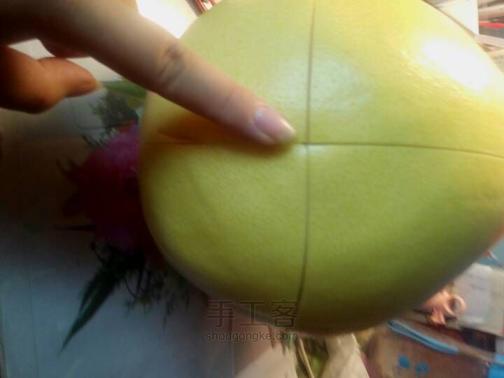 （食）轻松剥柚子皮 第8步