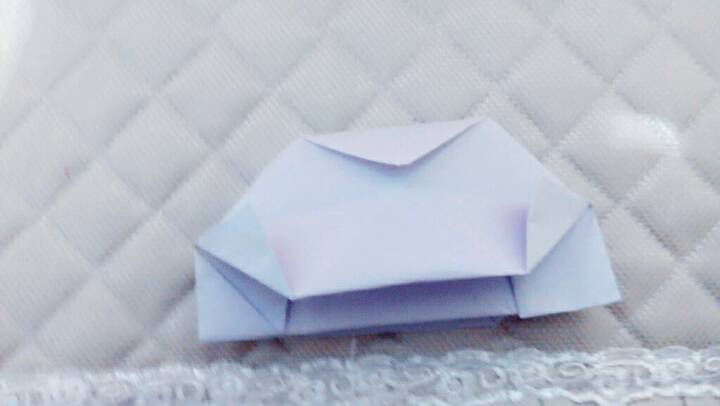 【柚叽】折个小纸盒吧～ 第7步