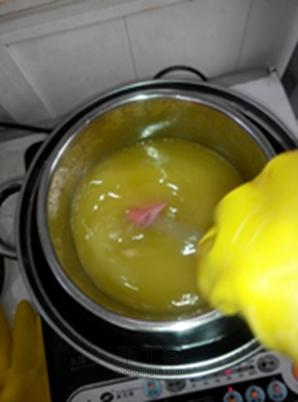 纯天然自制液体家事皂护手洗碗洗衣液体家事皂制作 第4步