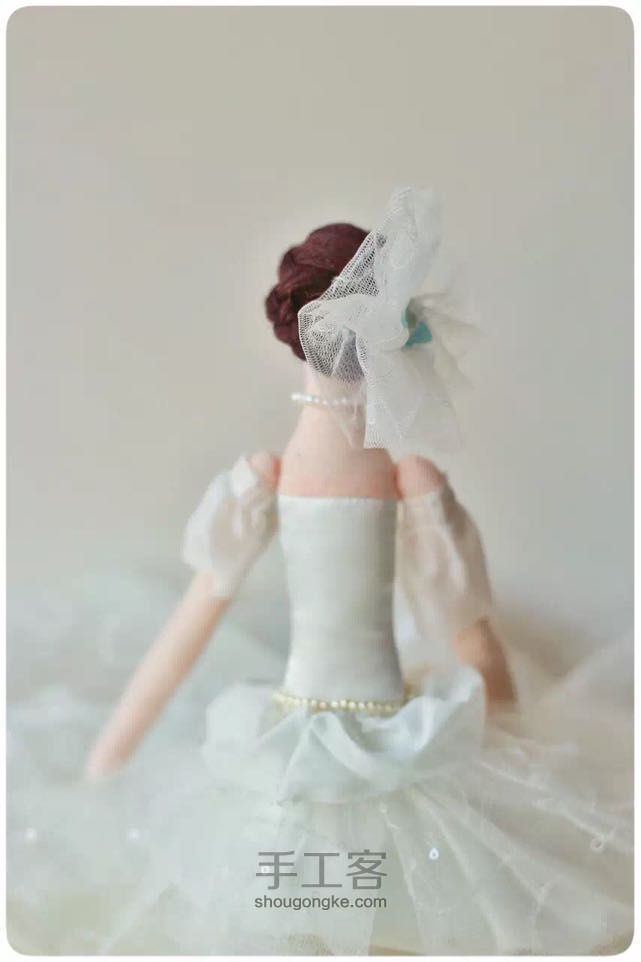 旧物改造-美丽的婚纱新娘👰 第3步