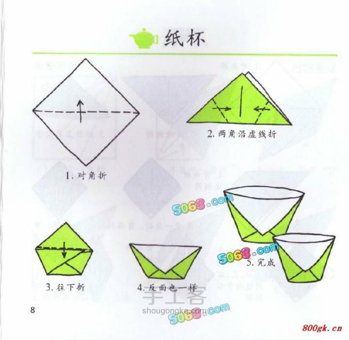 各种折纸大全（一）（转） 第5步