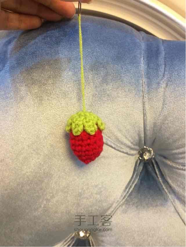 花朵毛衣之草莓 第32步