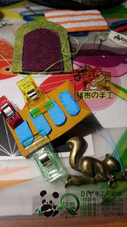 【安泰diy不织布团做】骚贵独家超级小火车 第10步