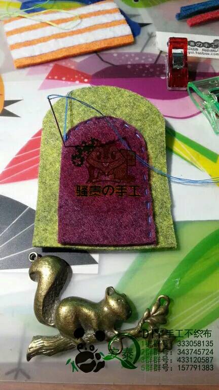 【安泰diy不织布团做】骚贵独家超级小火车 第8步
