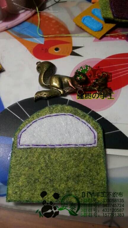 【安泰diy不织布团做】骚贵独家超级小火车 第12步