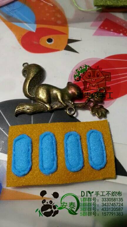 【安泰diy不织布团做】骚贵独家超级小火车 第11步