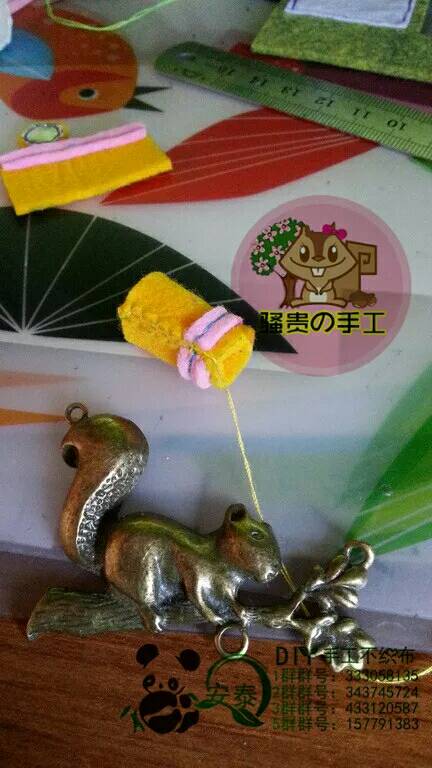 【安泰diy不织布团做】骚贵独家超级小火车 第25步