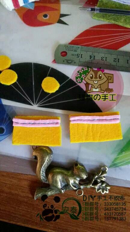 【安泰diy不织布团做】骚贵独家超级小火车 第23步