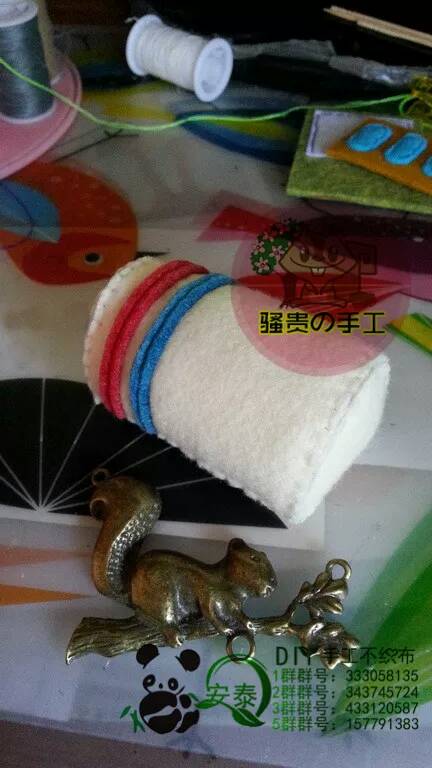 【安泰diy不织布团做】骚贵独家超级小火车 第22步