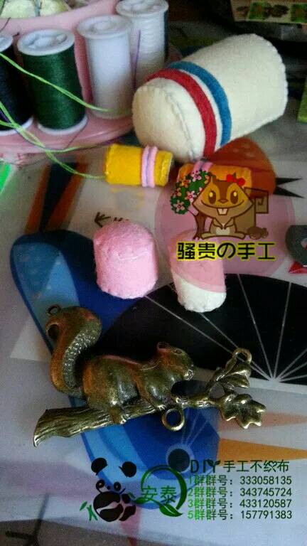 【安泰diy不织布团做】骚贵独家超级小火车 第29步