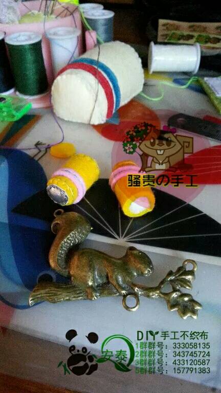 【安泰diy不织布团做】骚贵独家超级小火车 第27步