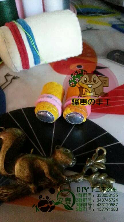 【安泰diy不织布团做】骚贵独家超级小火车 第28步