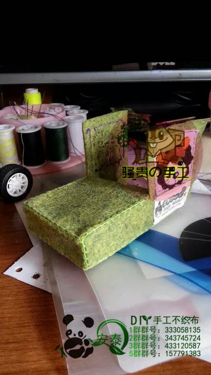 【安泰diy不织布团做】骚贵独家超级小火车 第41步