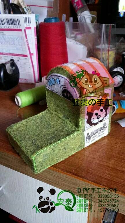 【安泰diy不织布团做】骚贵独家超级小火车 第44步