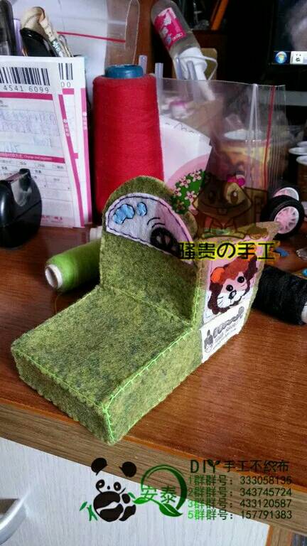 【安泰diy不织布团做】骚贵独家超级小火车 第43步