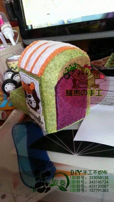 【安泰diy不织布团做】骚贵独家超级小火车 第47步