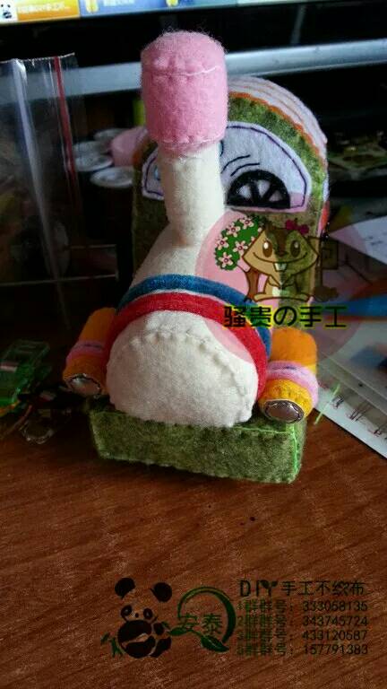 【安泰diy不织布团做】骚贵独家超级小火车 第52步