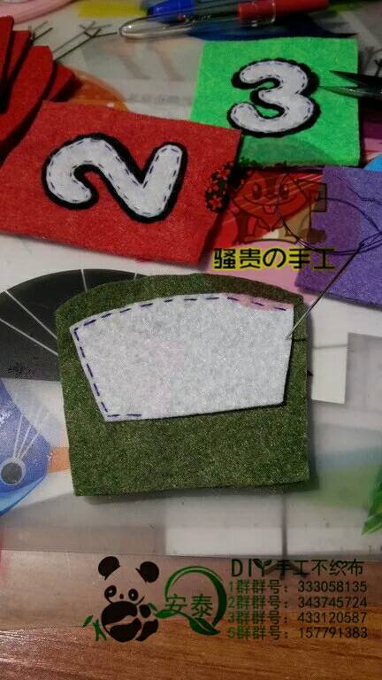 【安泰diy不织布团做】骚贵独家超级小火车 第62步