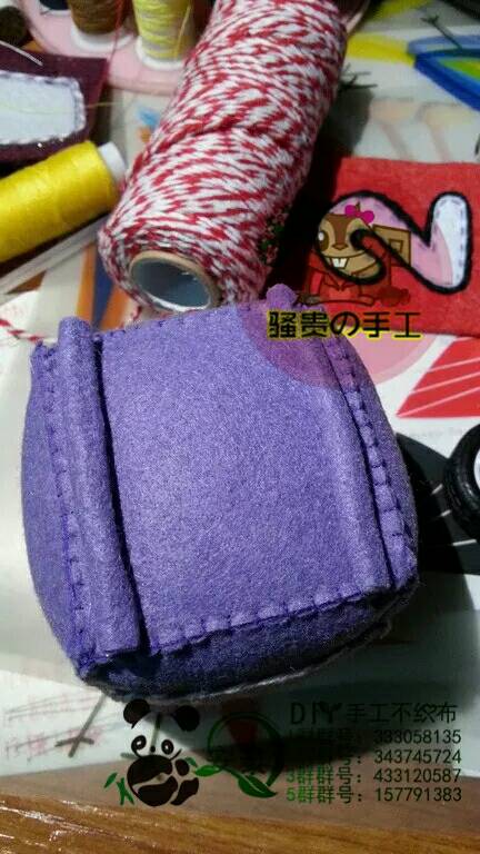 【安泰diy不织布团做】骚贵独家超级小火车 第74步