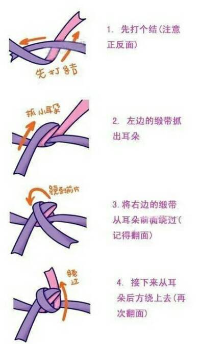 各种生活中的蝴蝶结（1）转 第10步