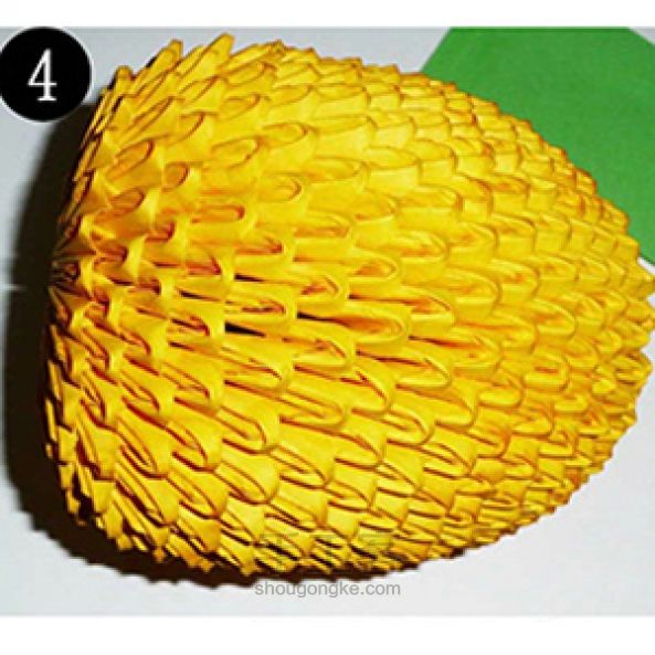 三角插菠萝，（又名“黑凤梨（喜欢你）”），送一个黑凤梨表白吧 第4步
