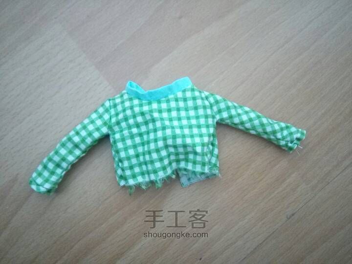 绿色格子冬季家居服✨ 第4步