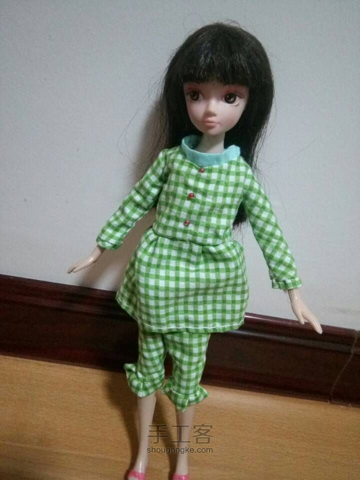 绿色格子冬季家居服✨ 第9步
