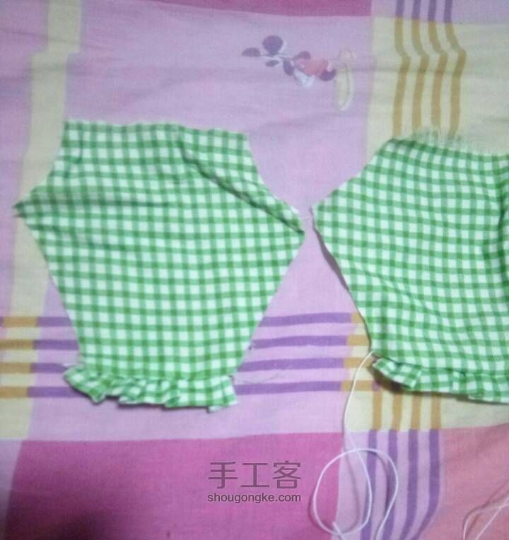 绿色格子冬季家居服✨ 第7步