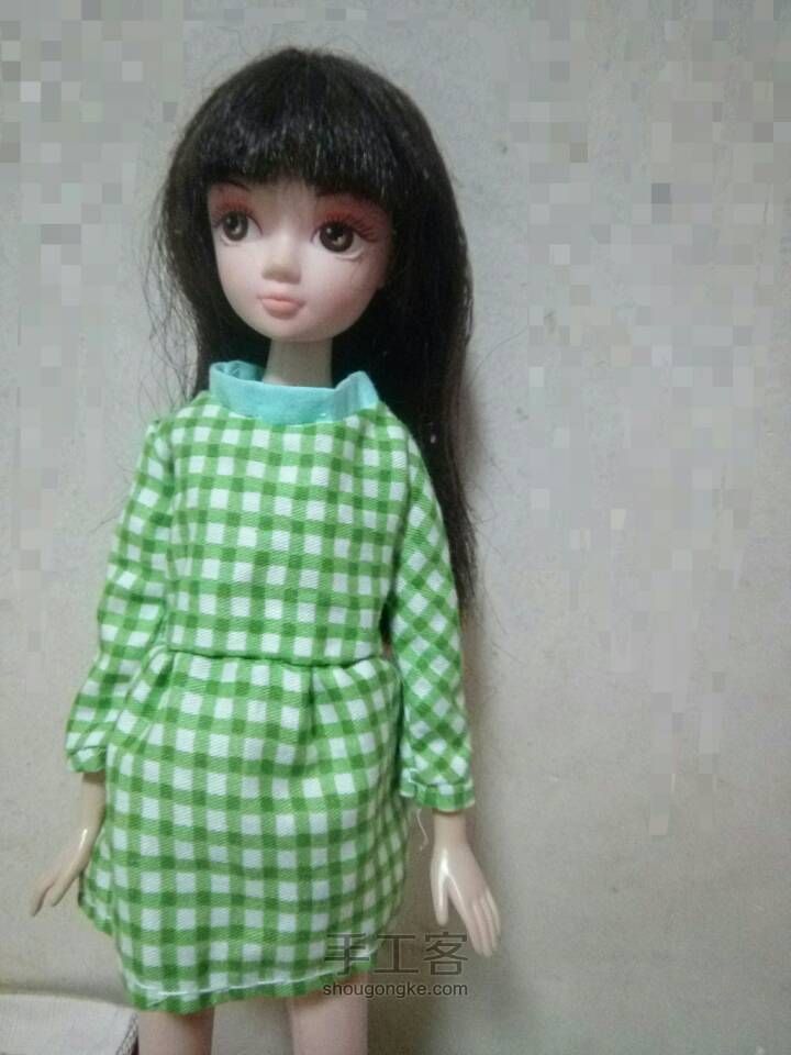 绿色格子冬季家居服✨ 第6步